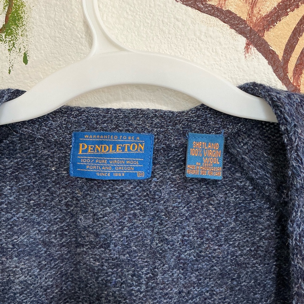 Classic Pendleton Cardigan Vest - image 2